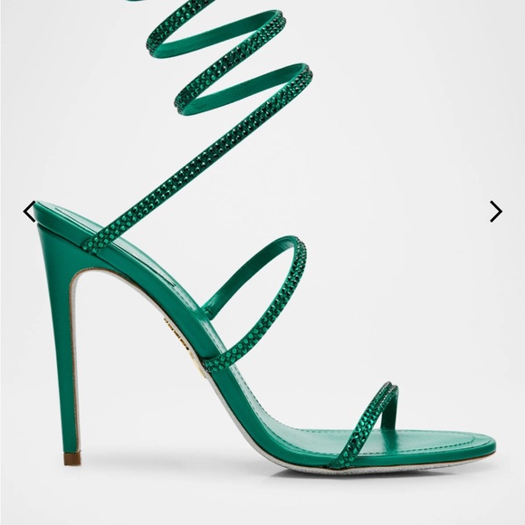 Rene Caovilla Heels Worn 3-4 TimesLike New (Bottoms Scratched)